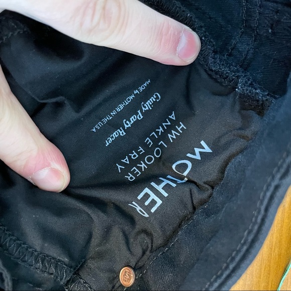 MOTHER HW Looker Ankle Fray in Guilty Party Racer Womens 25 - Picture 7 of 14